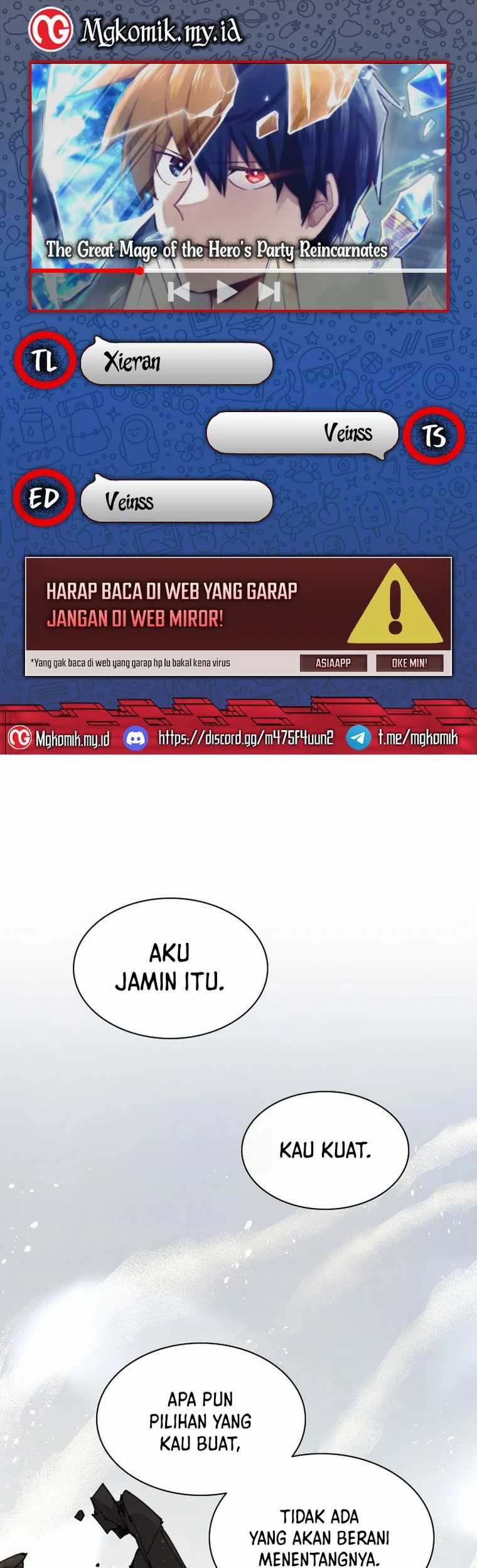 Baca Komik The Rebirth of the Hero’s Party’s Archmage Chapter 48 Gambar 1
