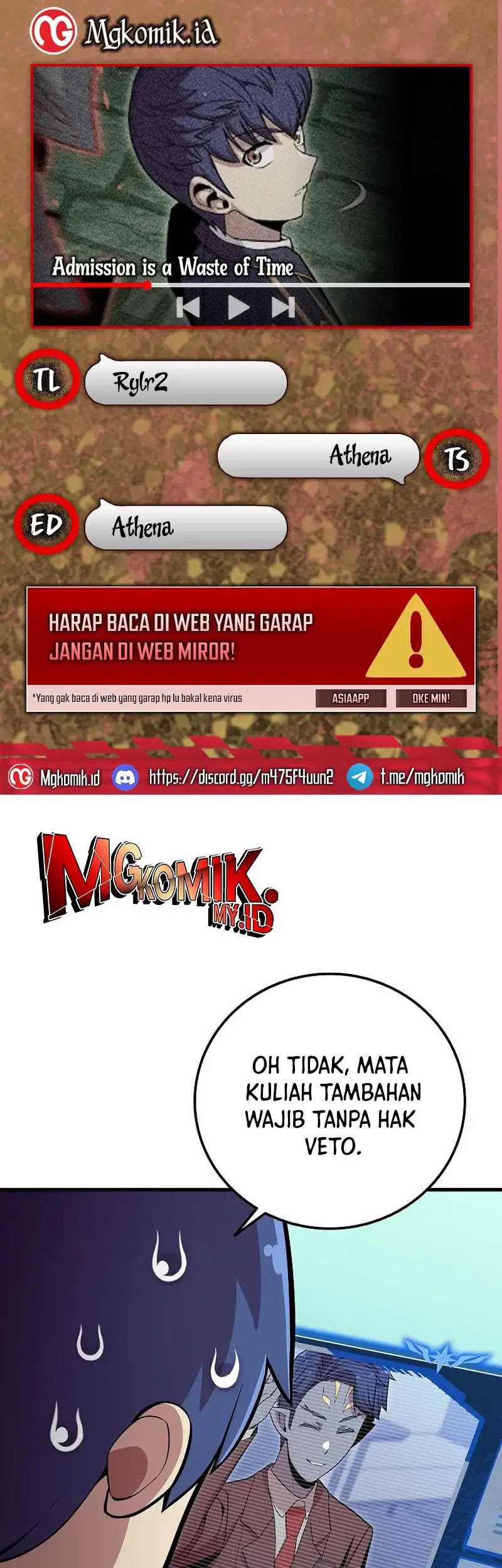 Baca Komik Admission is a Waste of Time Chapter 34 Gambar 1