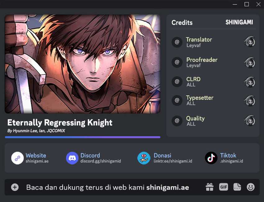 Baca Komik Eternally Regressing Knight Chapter 47 Gambar 1