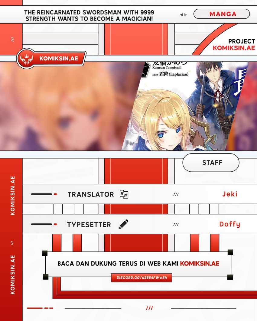 Baca Komik The Reincarnated Swordsman With 9999 Strength Wants to Become a Magician! Chapter 34 Gambar 1