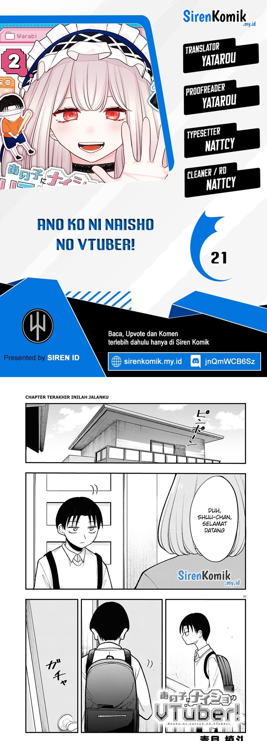 Baca Komik Ano Ko ni Naisho no VTUBER! Chapter 21 Gambar 1