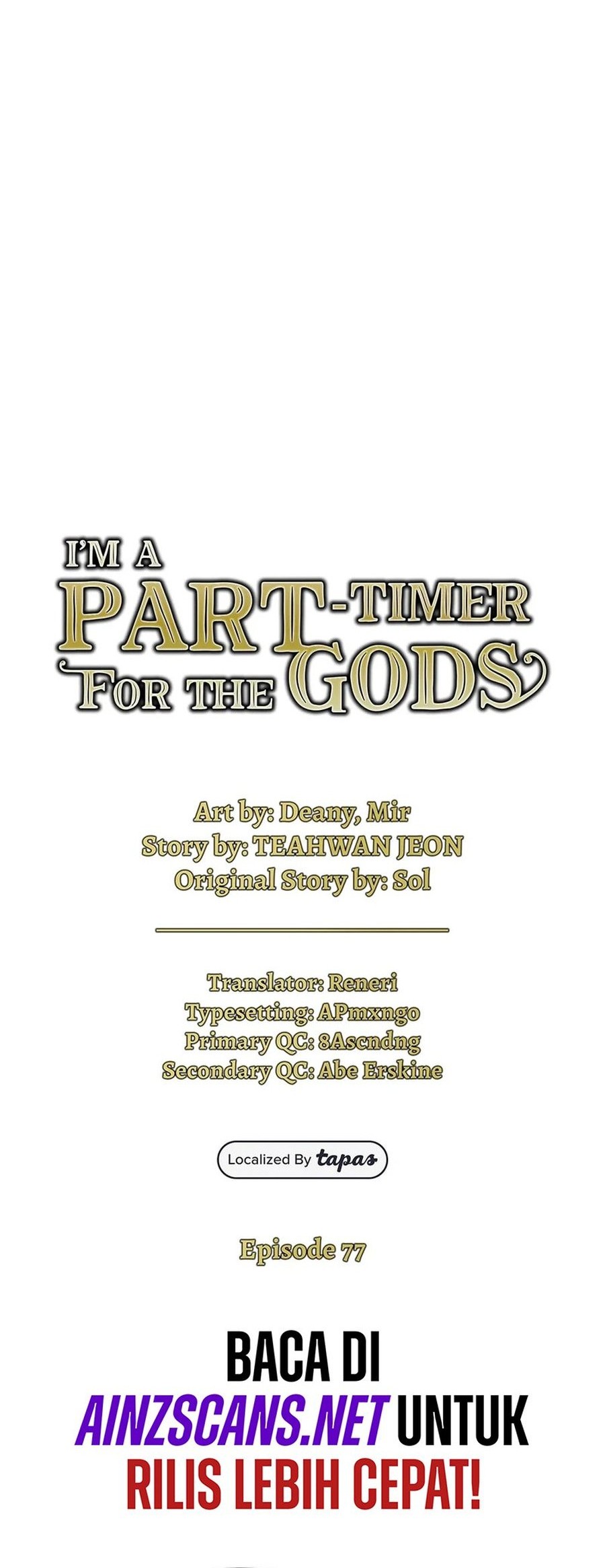 I Became A Part Time Employee For Gods (Albanara of the Gods) Chapter 77 Gambar 6