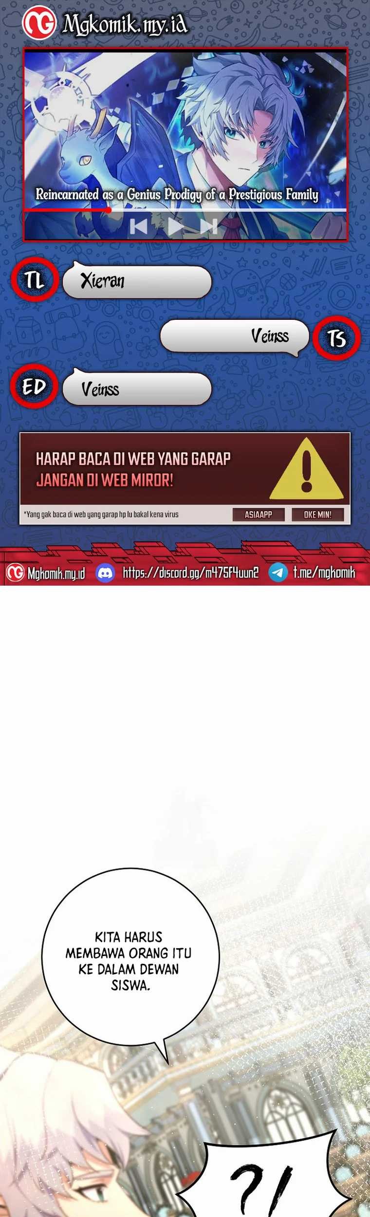 Baca Komik Reincarnated as a Genius Prodigy of a Prestigious Family Chapter 39 Gambar 1
