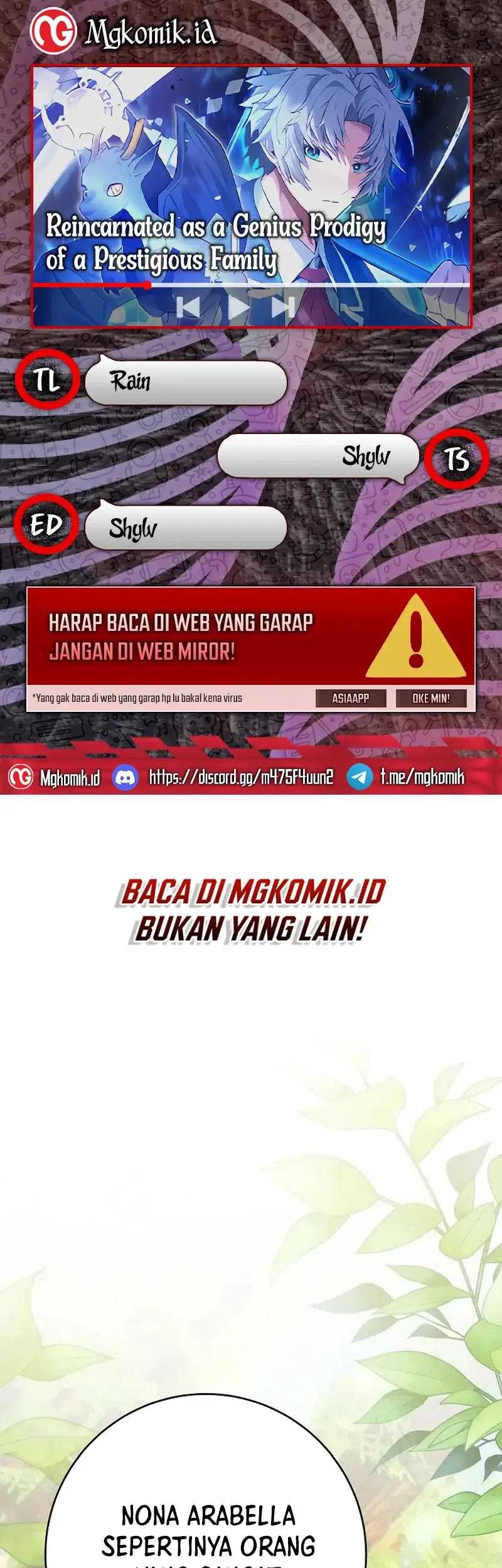 Baca Komik Reincarnated as a Genius Prodigy of a Prestigious Family Chapter 23 Gambar 1