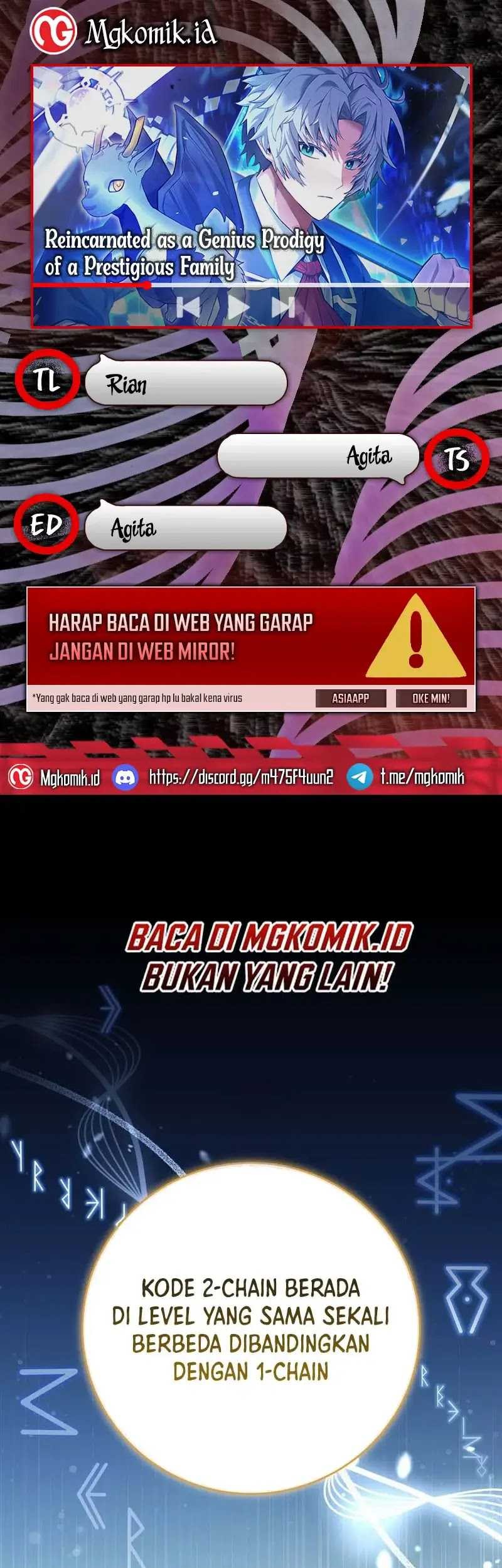Baca Komik Reincarnated as a Genius Prodigy of a Prestigious Family Chapter 18 Gambar 1