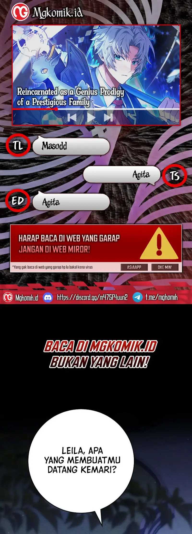 Baca Komik Reincarnated as a Genius Prodigy of a Prestigious Family Chapter 09 Gambar 1