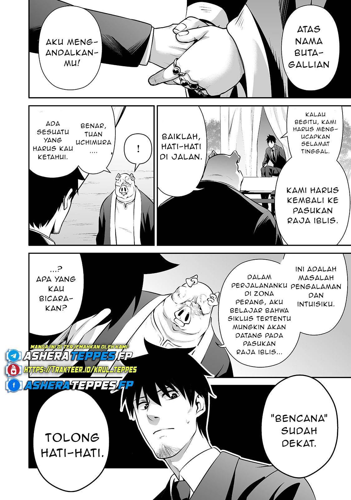 Salaryman Ga Isekai Ni Ittara Shitennou Ni Natta Hanashi Chapter 19 Gambar 17