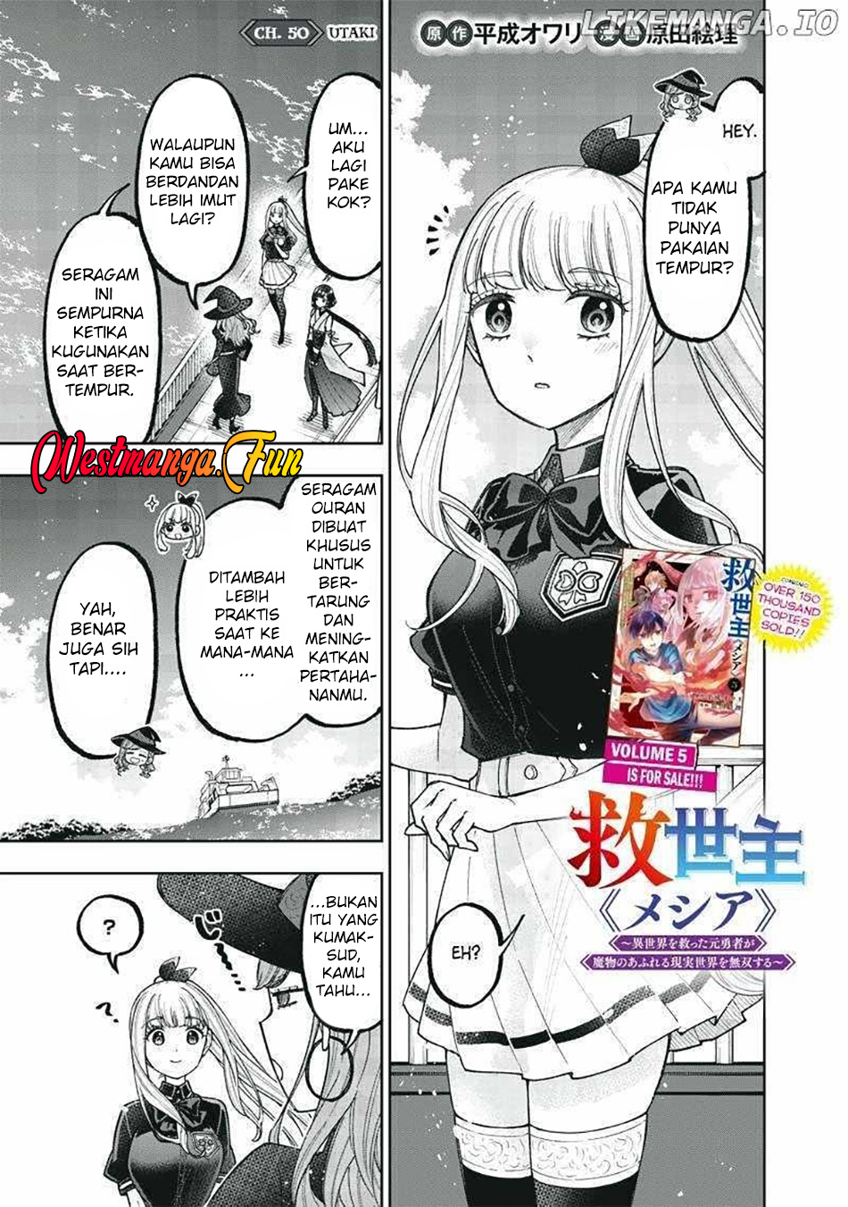 Baca  Kyuuseishu MESHIA ~Isekai wo sukutta moto yuusha ga mamono no afureru genjitsu sekai wo musou suru~ Chapter 50 Gambar 2