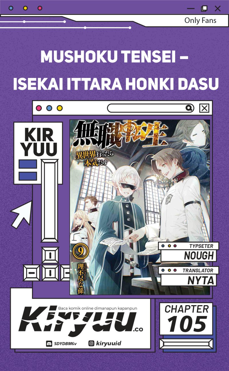 Baca Komik Mushoku Tensei: Isekai Ittara Honki Dasu Chapter 105 Gambar 1