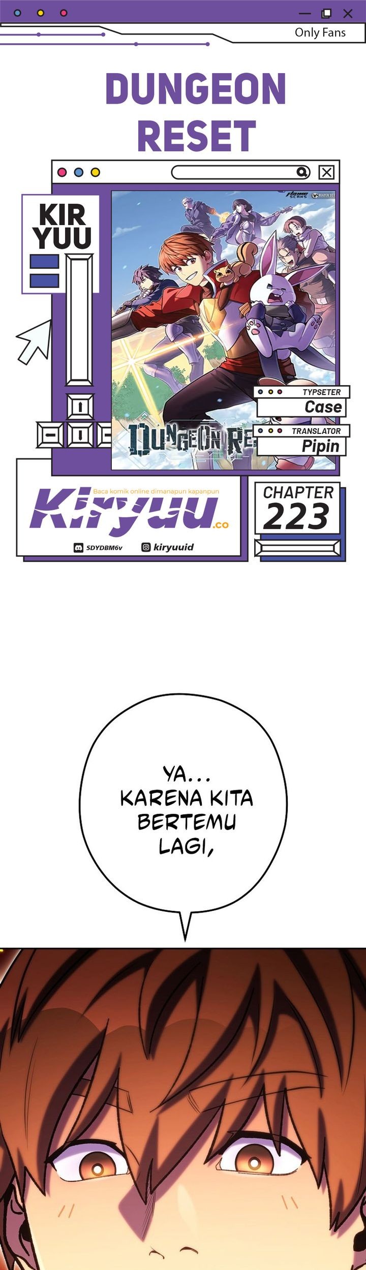 Baca Komik Dungeon Reset Chapter 223 Gambar 1