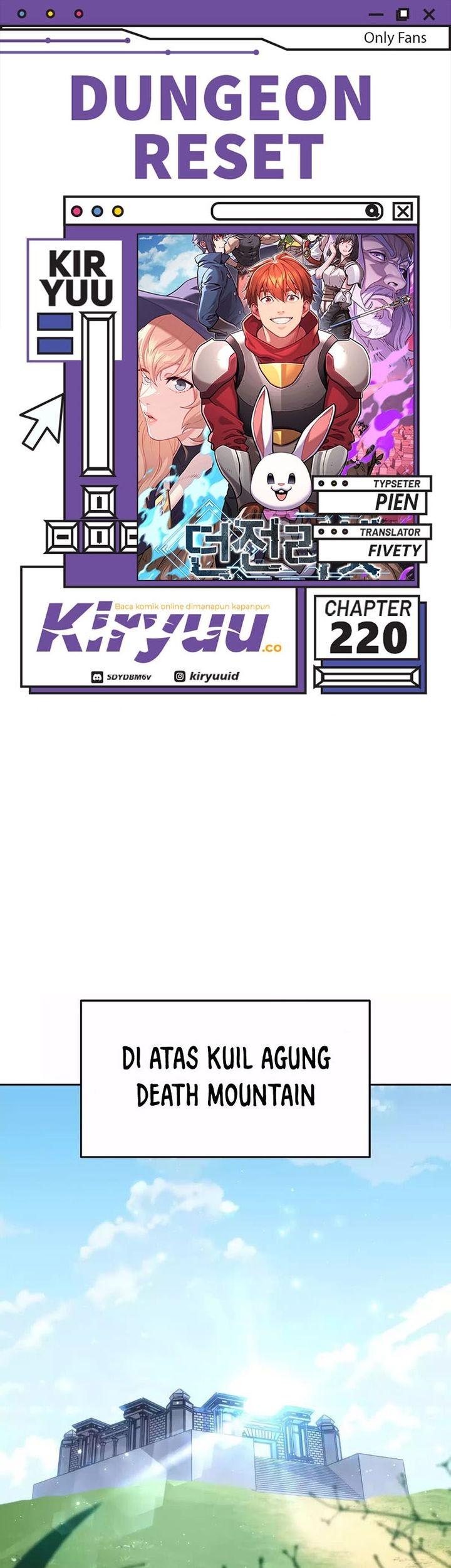 Baca Komik Dungeon Reset Chapter 220 Gambar 1