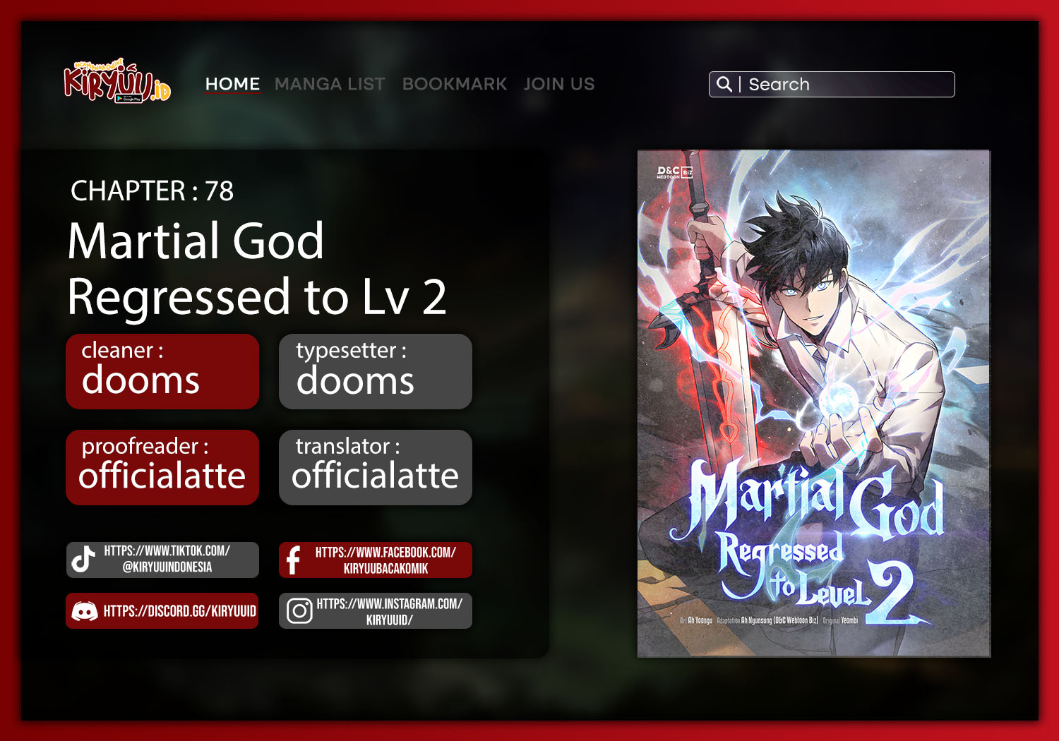 Baca Komik Martial God Regressed to Level 2 Chapter 78 Gambar 1