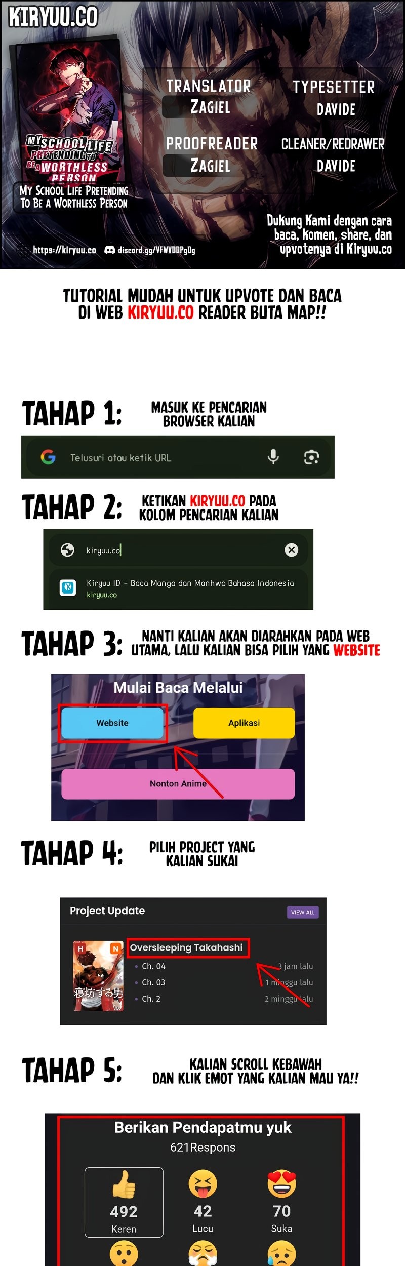 Baca Komik My School Life Pretending to Be a Worthless Person Chapter 78 Gambar 1