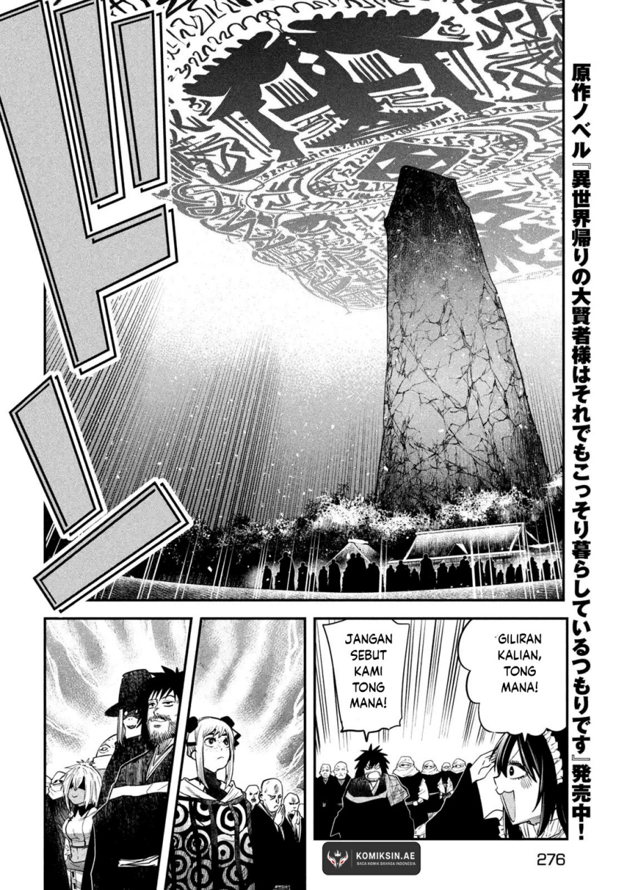 Isekai Kaeri no Daikenja-sama wa Sore Demo Kossori Kurashite Iru Tsumori desu Chapter 43 Gambar 9