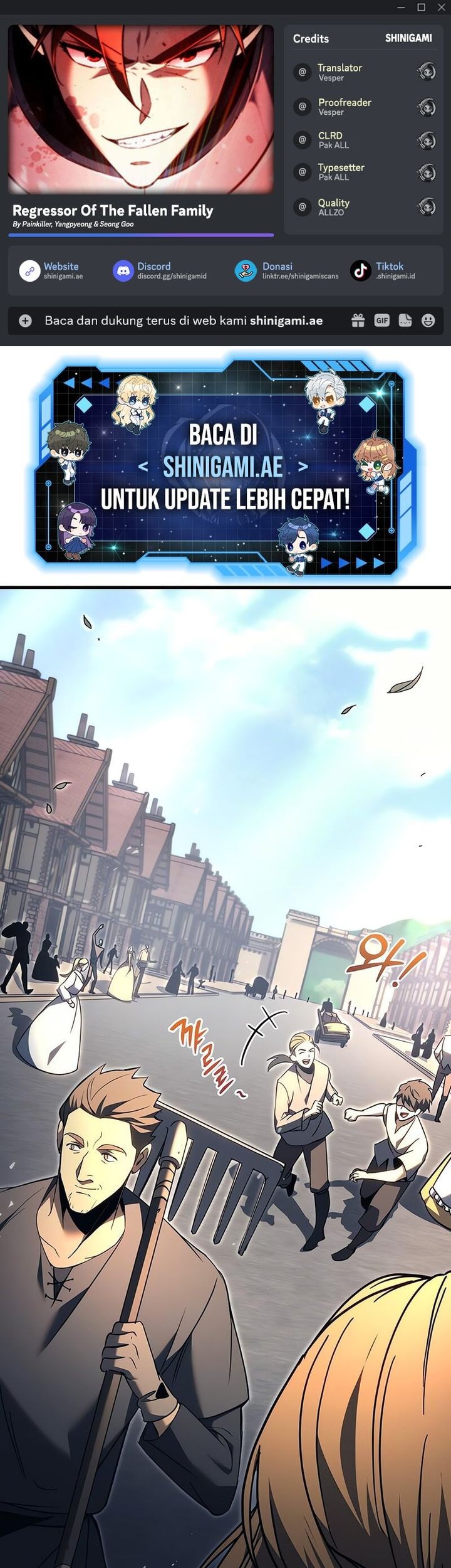 Baca Komik Regressor Of The Fallen Family Chapter 73 Gambar 1