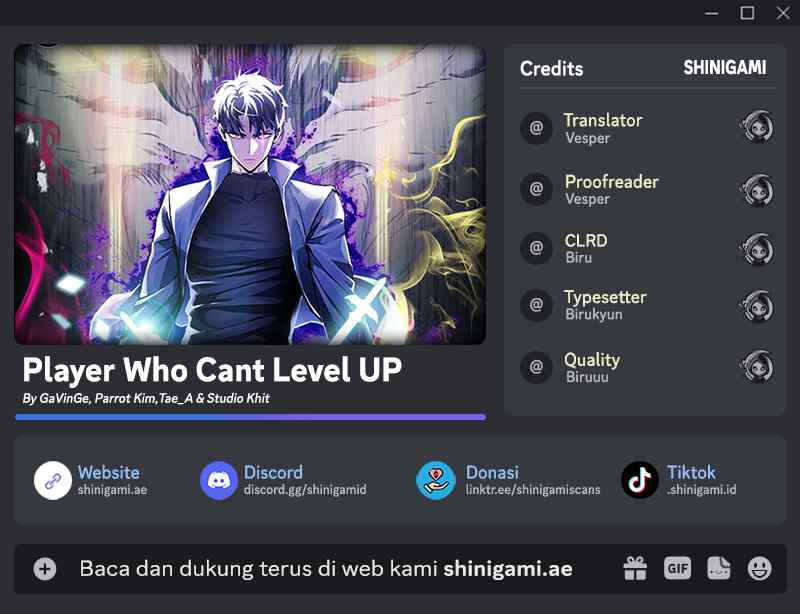 Baca Komik Player Who Can’t Level Up Chapter 141 Gambar 1