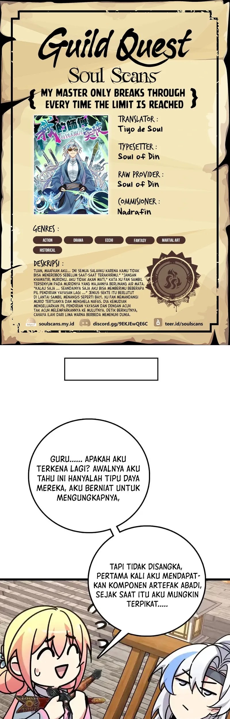 Baca Komik My Master Only Breaks Through Every Time the Limit Is Reached Chapter 113 Gambar 1
