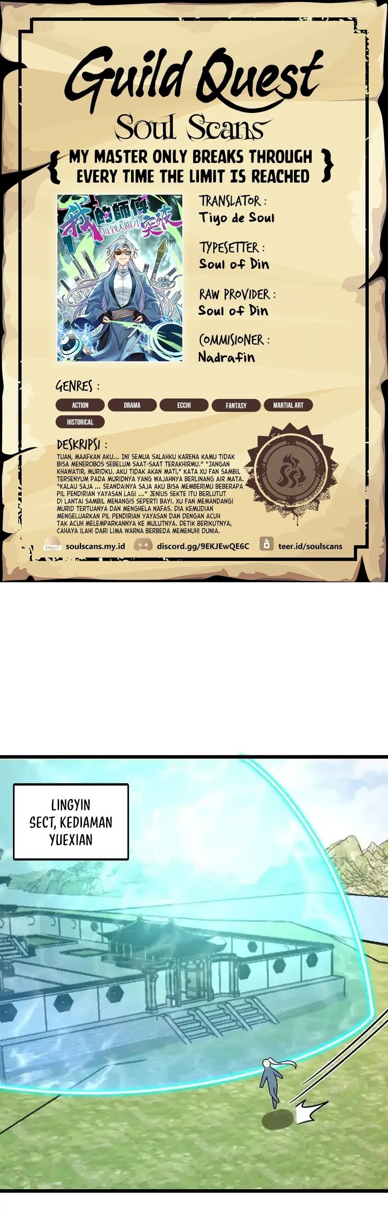Baca Komik My Master Only Breaks Through Every Time the Limit Is Reached Chapter 111 Gambar 1