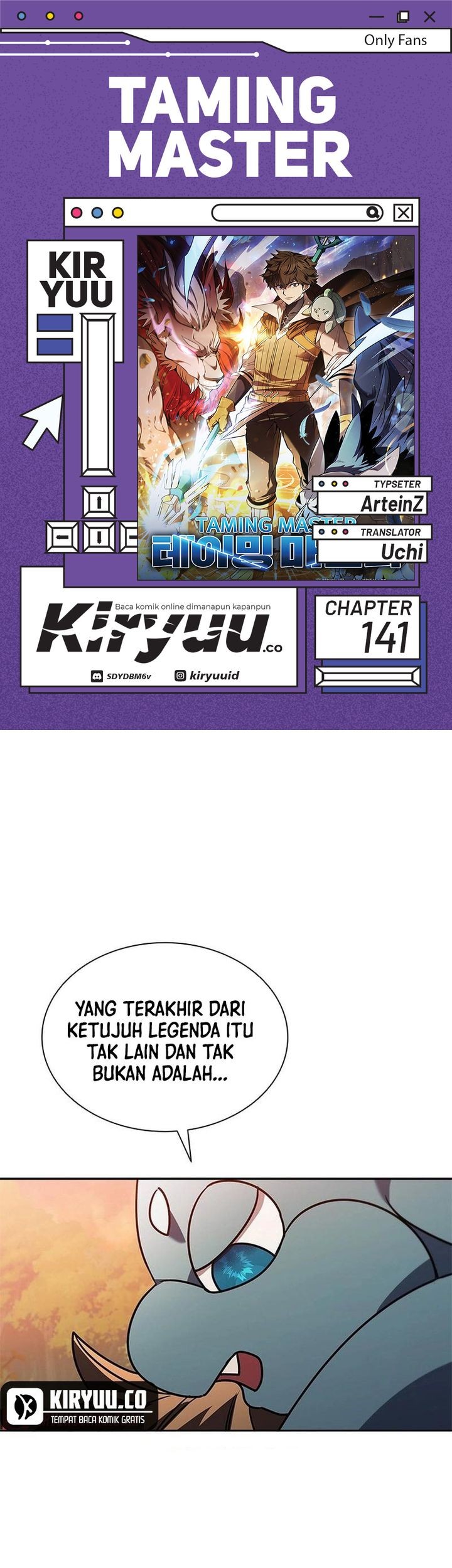 Baca Komik Taming Master Chapter 141 Gambar 1