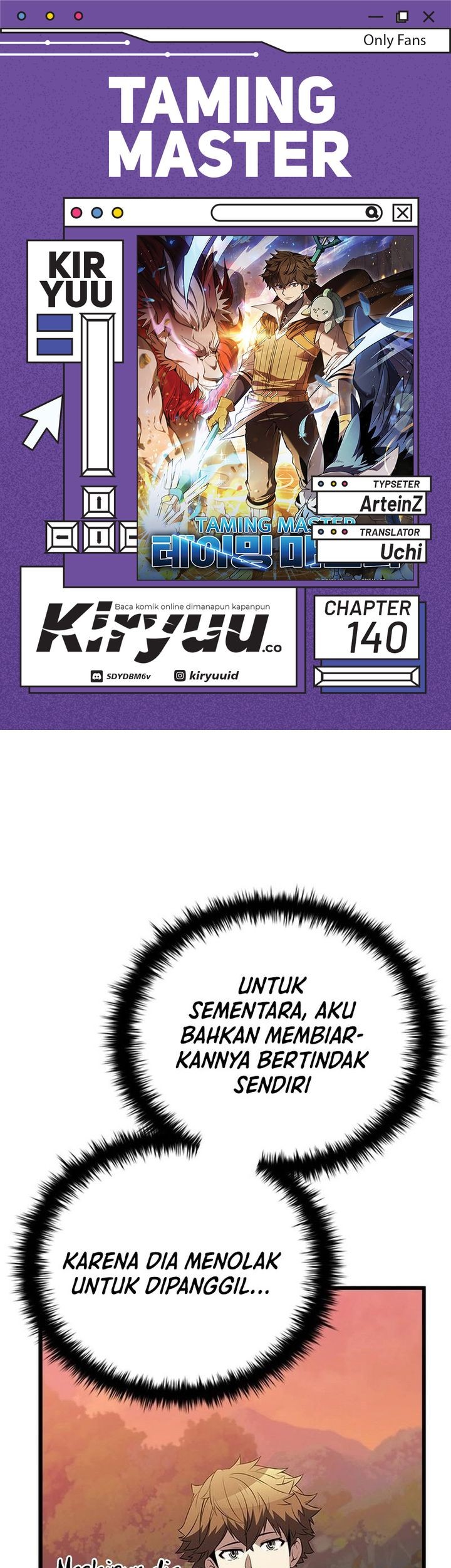 Baca Komik Taming Master Chapter 140 Gambar 1