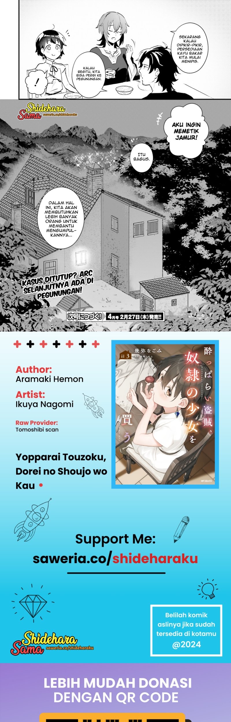 Yopparai Touzoku, Dorei no Shoujo wo Kau Chapter 22 Gambar 21