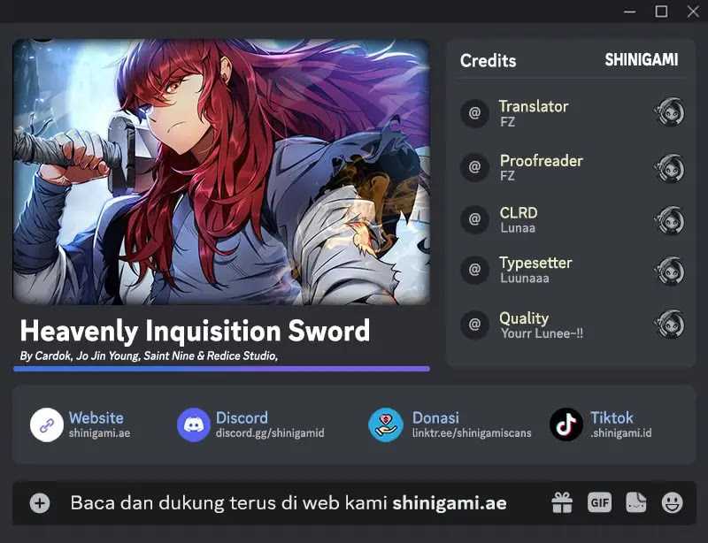 Baca Komik Heavenly Inquisition Sword Chapter 114 Gambar 1