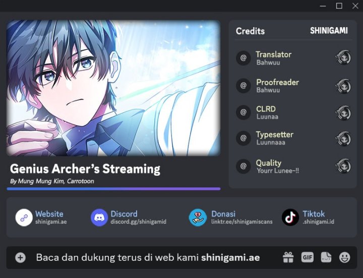 Baca Komik Genius Archer’s Streaming Chapter 55 Gambar 1