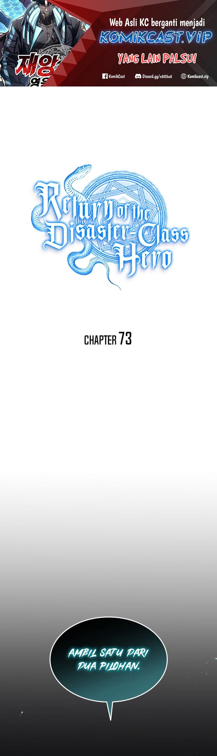Baca  A Disaster-Class Hero Has Returned Chapter 73 Gambar 2