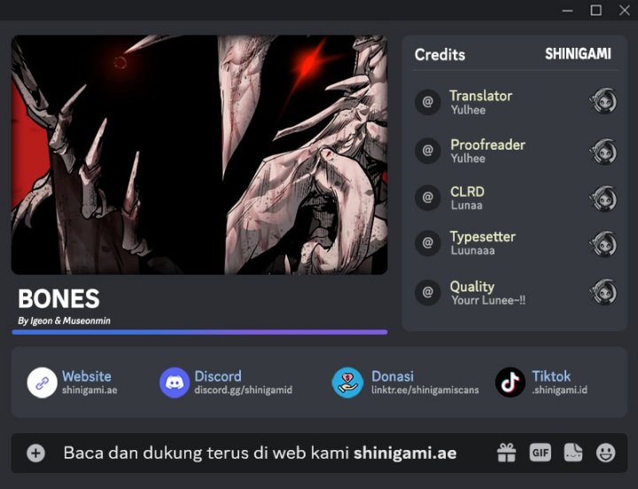 Baca Komik Bones Chapter 29 Gambar 1