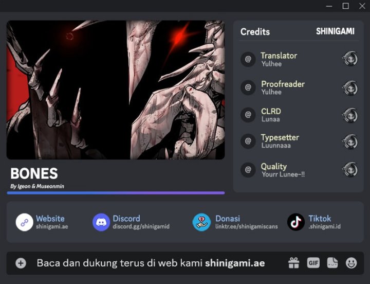 Baca Komik Bones Chapter 28 Gambar 1