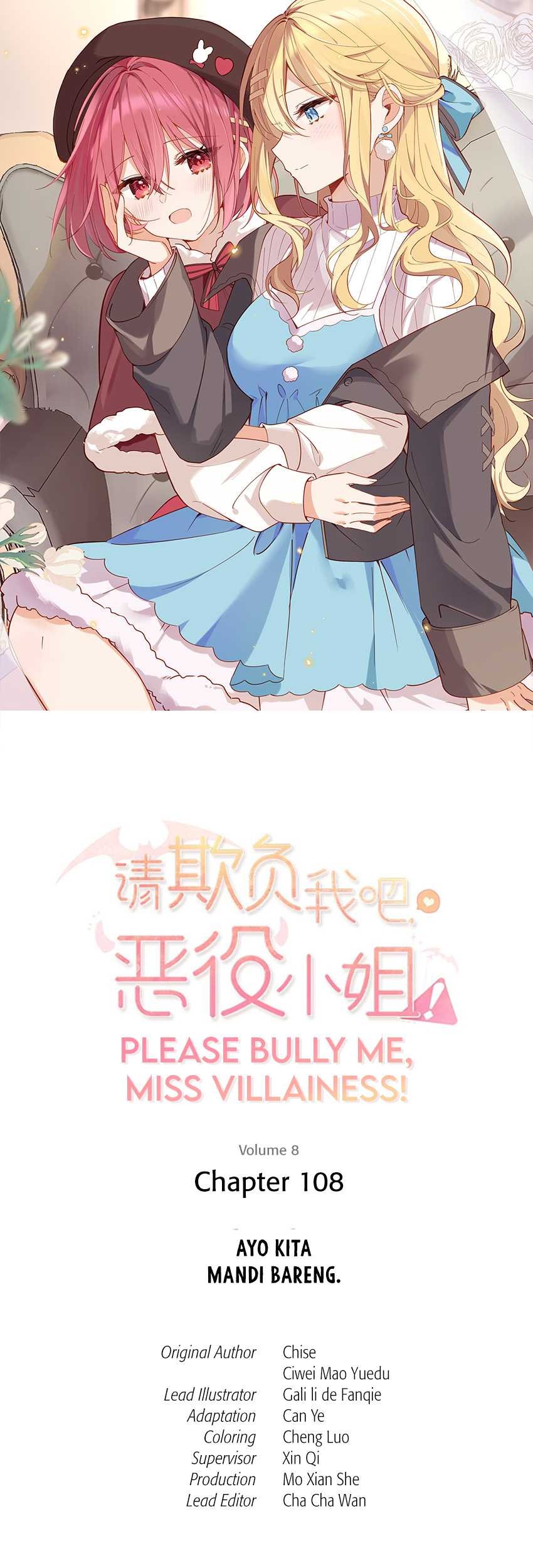 Baca Please Bully Me, Miss Villainess! Chapter 108 Gambar 2