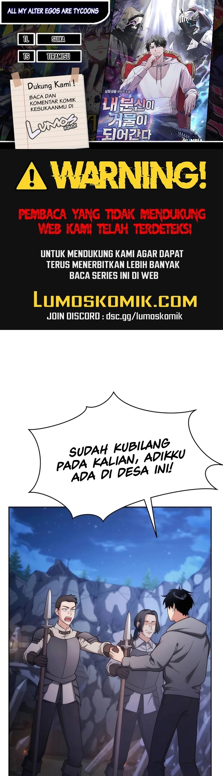 Baca Komik All My Alter Egos Are Tycoons Chapter 04 Gambar 1