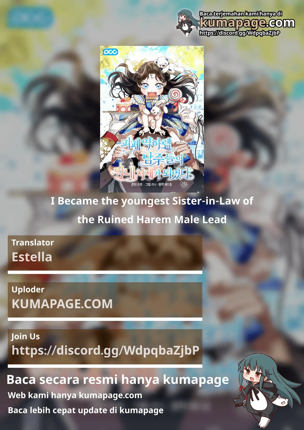 Baca Komik Became the youngest Sister-in-Law of the Ruined Harem Male Leads Chapter 30 Gambar 1