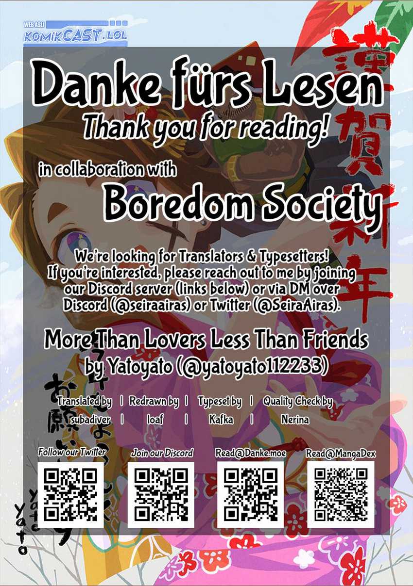 More Than Lovers Less Than Friends Chapter 35 Gambar 18