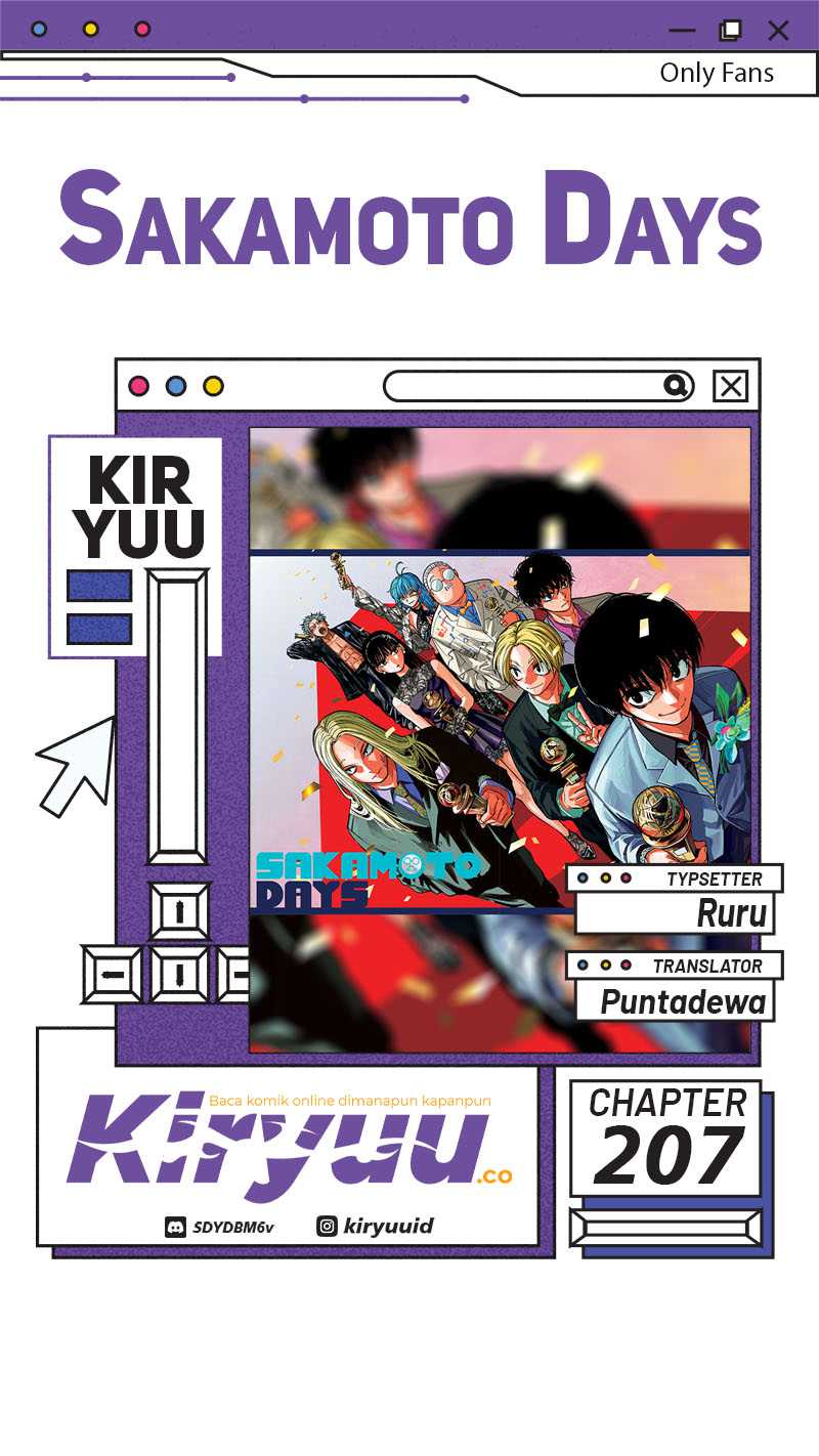 Baca Komik Sakamoto Days Chapter 207 Gambar 1