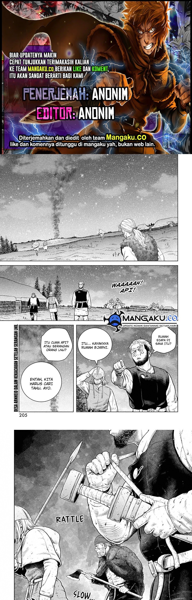 Baca Komik Vinland Saga Chapter 208 Gambar 1