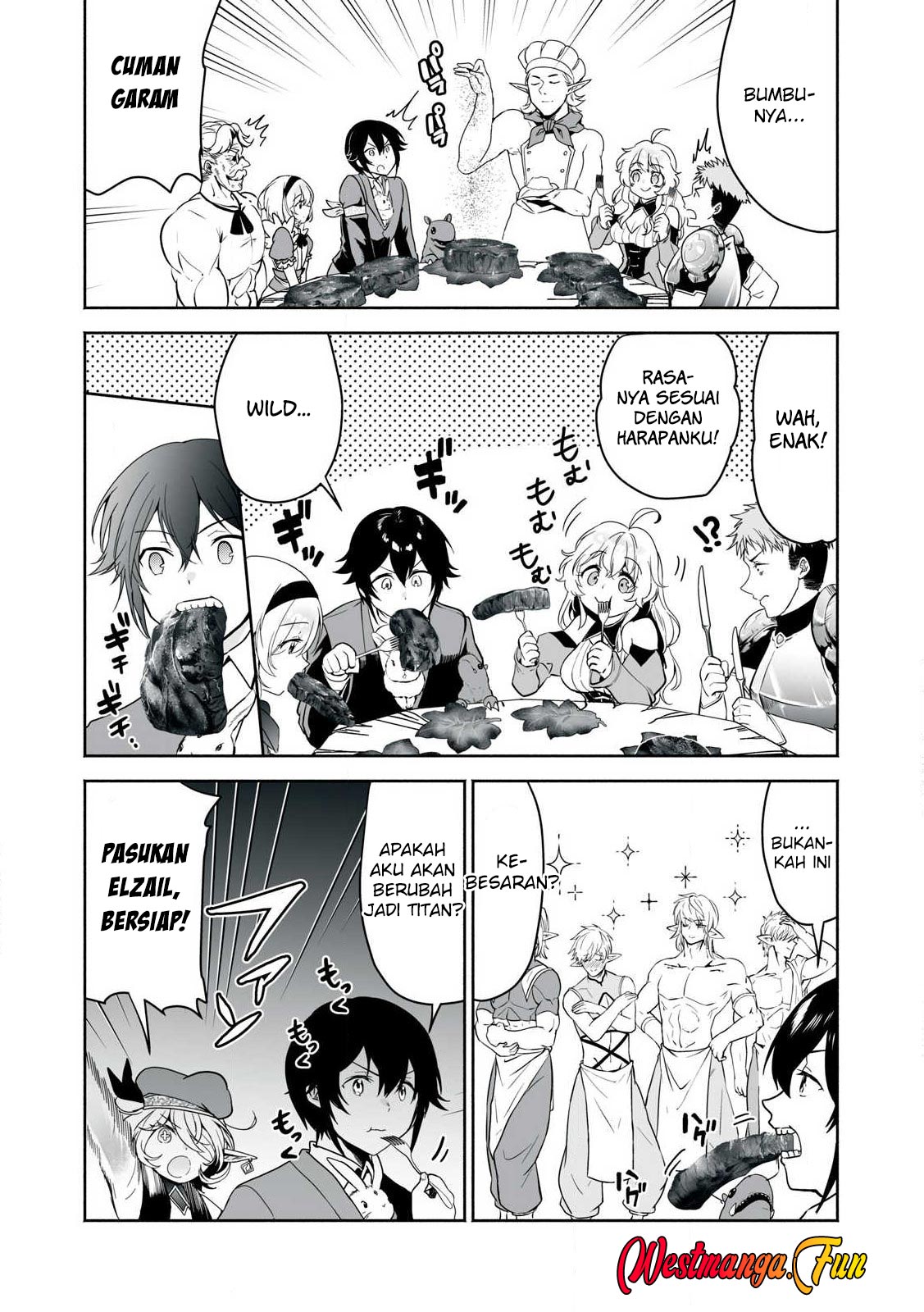 Tensei Kizoku no Bannou Kaitaku Kara ~”Kakudai & Shukushou” Sukiru o Tsukatte Itara Saikyou Ryouchi ni Narimashita~ Chapter 47 Gambar 28