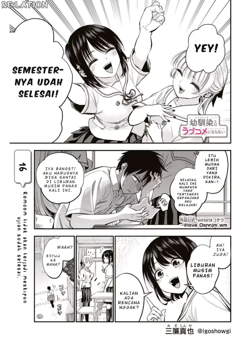 Baca Komik Osananajimi to wa Rabukome ni Naranai Chapter 16 Gambar 1