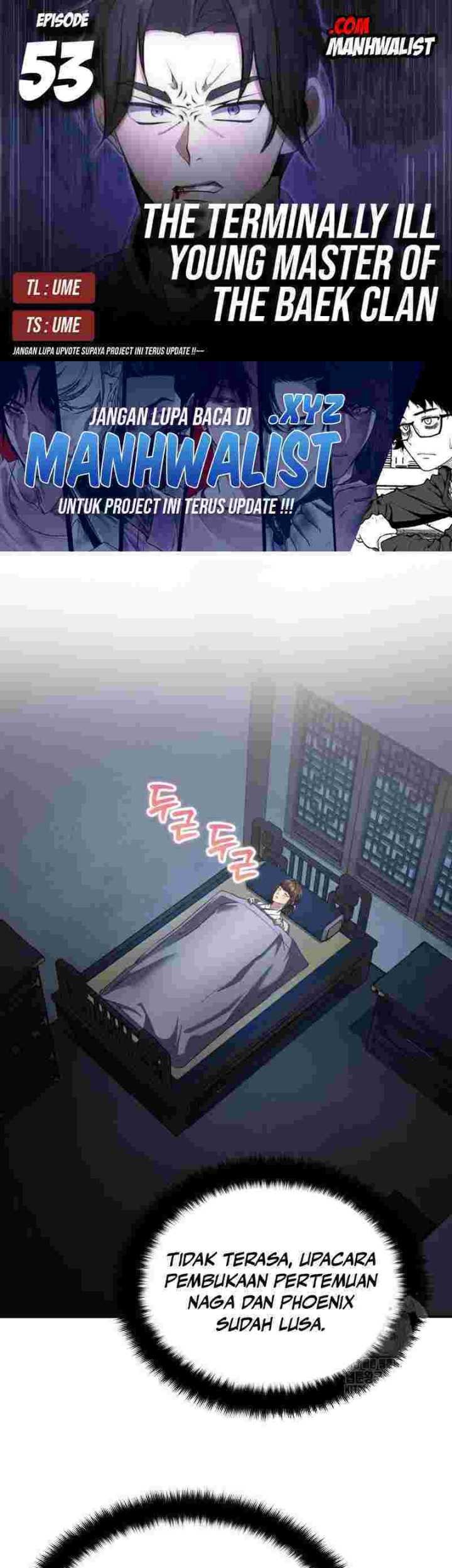 Baca Komik The Terminally Ill Young Master of the Baek Clan Chapter 53 Gambar 1