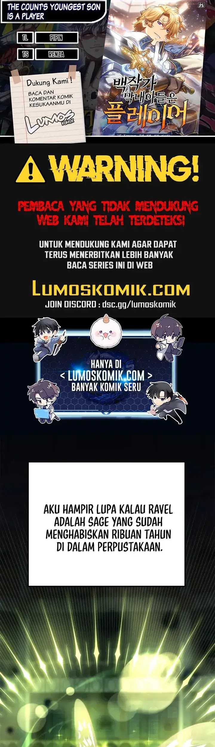 Baca Komik The Count’s Youngest Son Is A Player! Chapter 99 Gambar 1