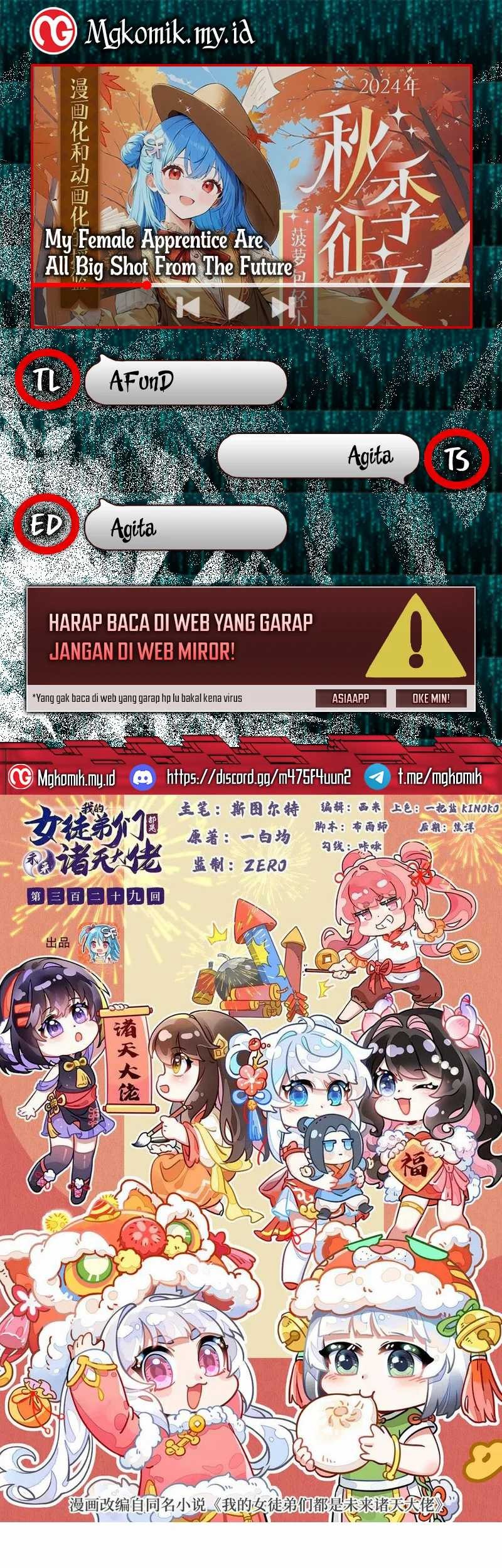 Baca Komik My Female Apprentices Are All Big Shots From the Future Chapter 329 Gambar 1
