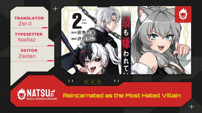 Baca Komik Motto mo Kirawareteiru Saikyou no Akuyaku ni Tensei Chapter 08 Gambar 1