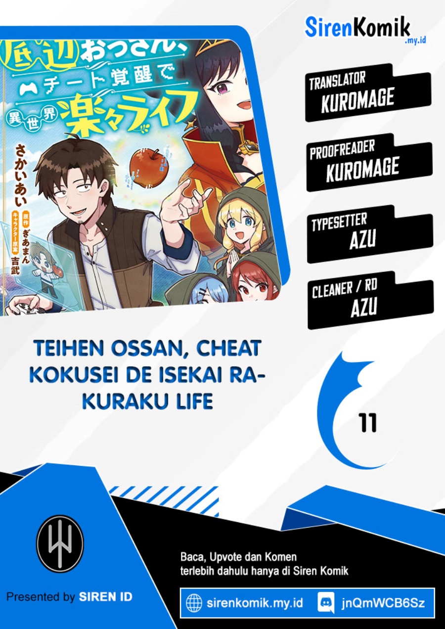 Baca Komik Teihen Ossan, Cheat Kokusei de Isekai Rakuraku Life Chapter 11 Gambar 1
