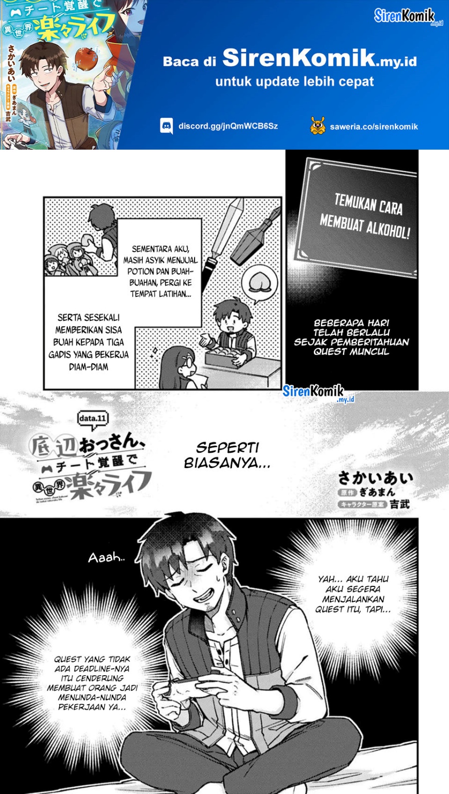 Baca Manga, Manhua Teihen Ossan, Cheat Kokusei de Isekai Rakuraku Life Chapter 11 Gambar 2