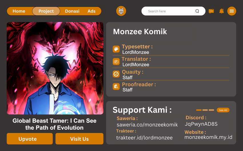 Baca Komik Global Beast Tamer: I Can See the Path of Evolution Chapter 06 Gambar 1