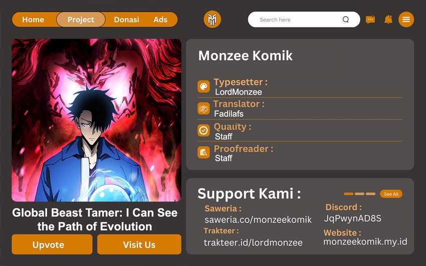 Baca Komik Global Beast Tamer: I Can See the Path of Evolution Chapter 02 Gambar 1