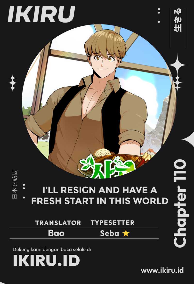 Baca Komik I’ll Resign and Have a Fresh Start in This World Chapter 110 Gambar 1
