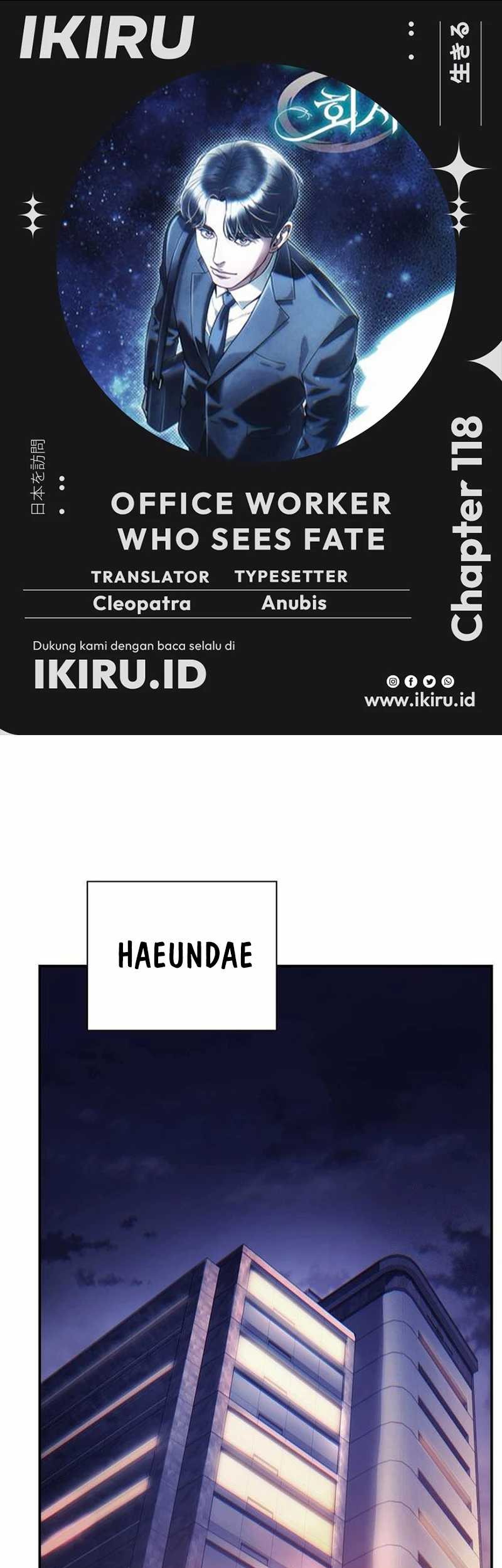 Baca Komik Office Worker Who Sees Fate Chapter 118 Gambar 1