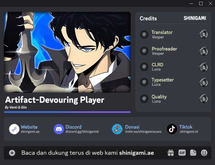 Baca Komik Artifact-Devouring Player Chapter 01 Gambar 1