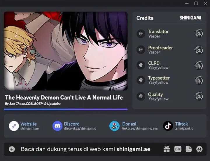 Baca Komik The Heavenly Demon Can’t Live a Normal Life Chapter 153 Gambar 1